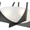 Z-Lite Devon Semi Flush Mount, 4-Light, 18 In.W x 16 In.H, Matte Black/Sand Blast 1947SFS-MB - alternate 6